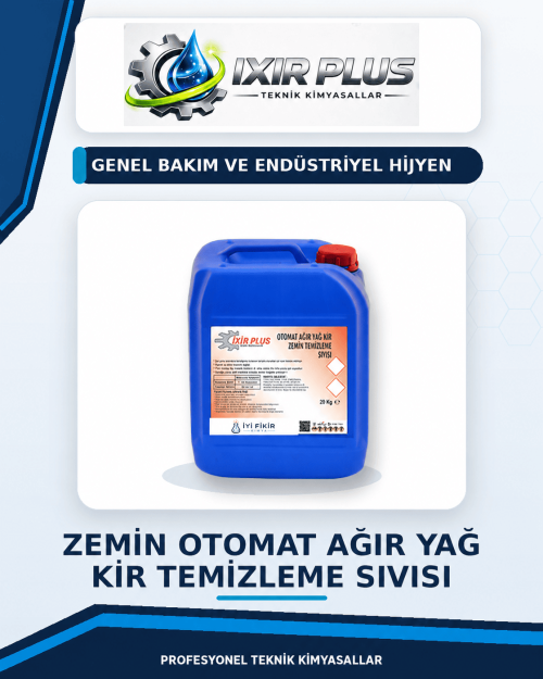 Zemin Otomat Ağır Yağ Kir Temizleme Sıvısı